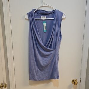 Graham & Spencer Sz XL Lilac Surplice Top